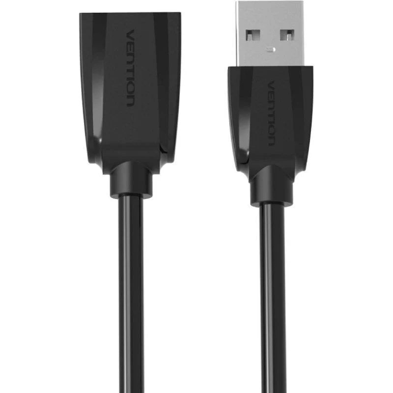 Cabo Extensor USB 3.0 Vention VAS-A45-B050/ USB Macho para USB Fêmea/ 5Gbps/ 50 cm/ Preto