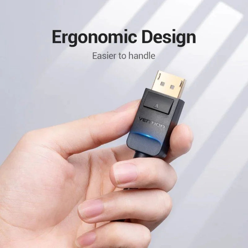 Cabo Conversor Vention HBLBH/ DisplayPort Macho para VGA Macho/ 2m/ Preto