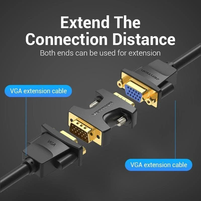 Adaptador VENTION VGA Macho/Macho