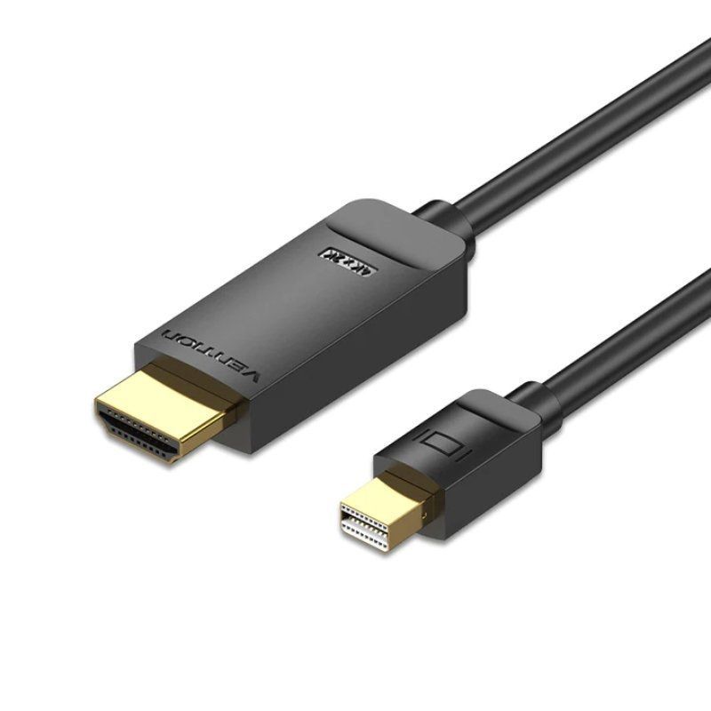 Cabo Conversor Mini Displayport Macho para HDMI Macho / Vention HAHBH / 2m / Preto