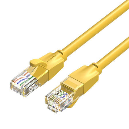 Cabo de rede RJ45 UTP Vention IBEYF Cat.6/ 1m/ Amarelo
