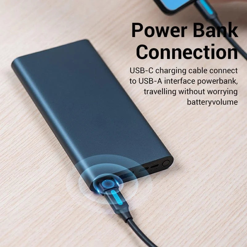 Vention CDWB0 Adaptador USB 2.0 Tipo-A Macho para USB Tipo-C Fêmea Preto