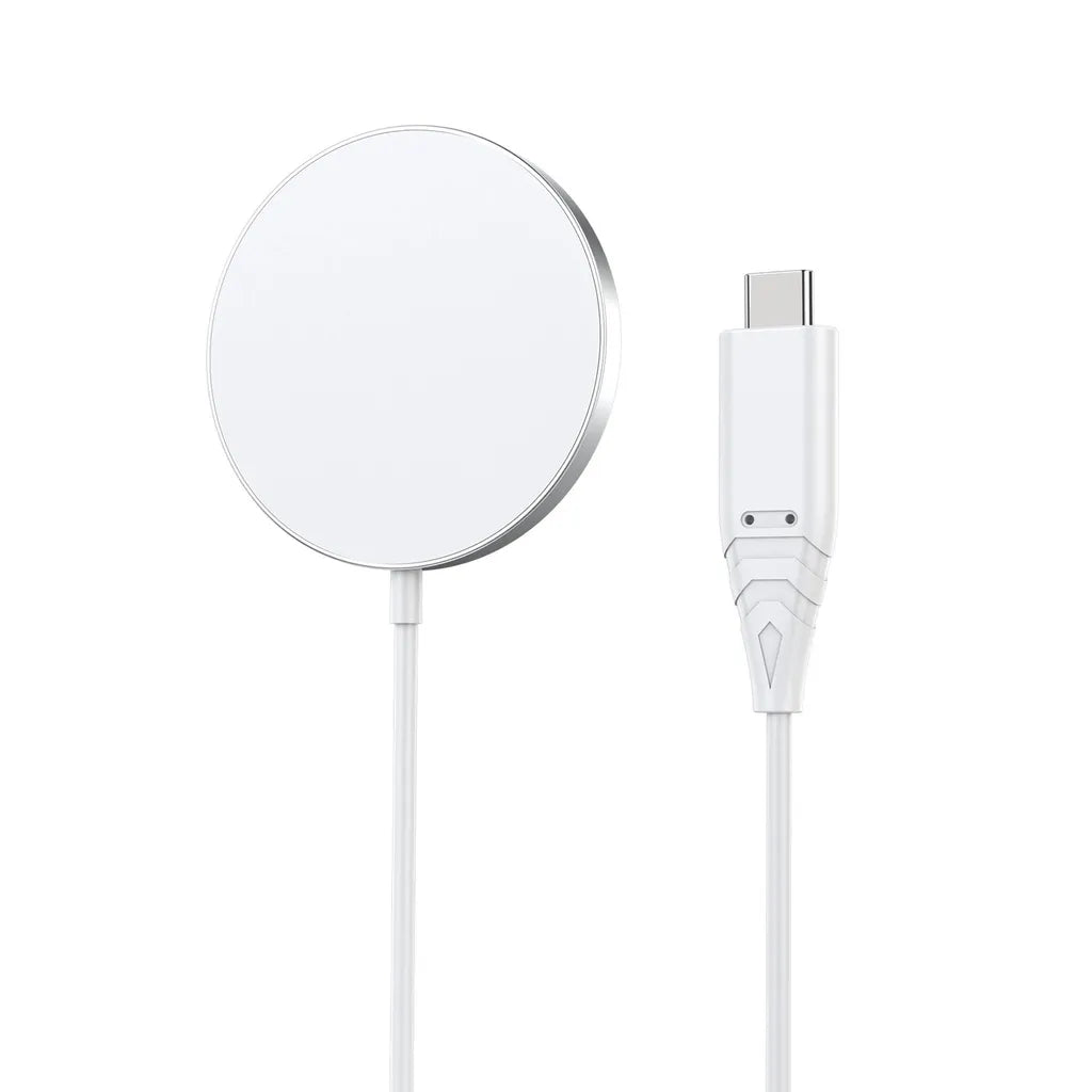 Carregador Sem Fios Choetech T518-F+H046 com Suporte, 15W (Branco)
