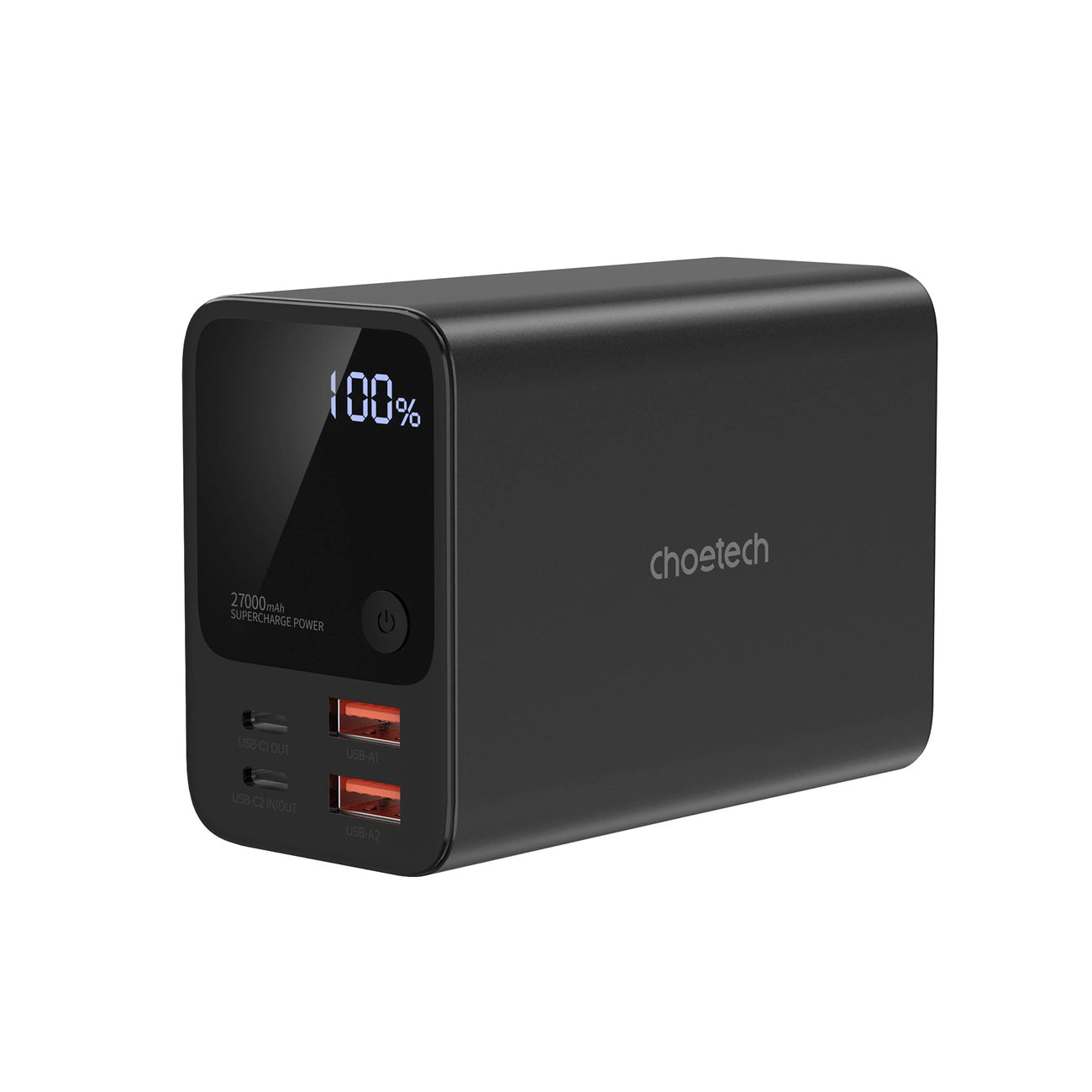 Powerbank Choetech B635BK USB-A / USB-C / 22.5W / 27000mAh / Preto