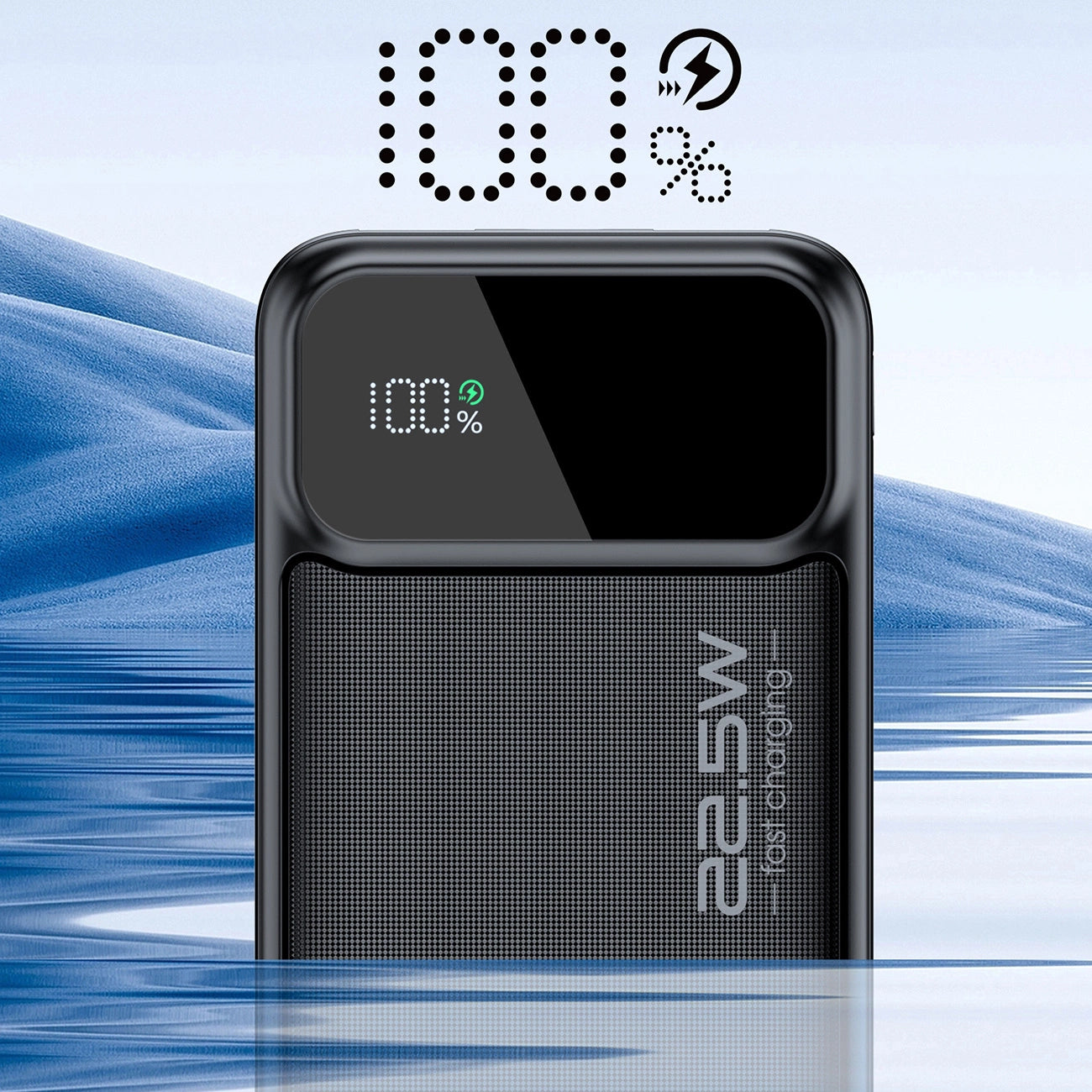 Powerbank Choetech PD22.5W / Dual USB-A+Type-C / 40000mAh / Preto