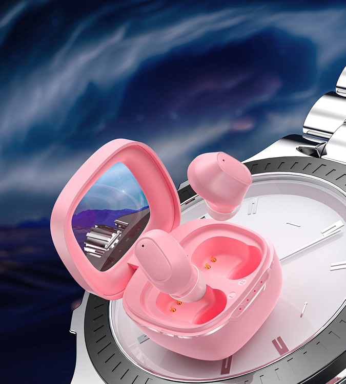 Headphones Choetech MEMS Wireless TWS Bluetooth 5.3 / Rosa