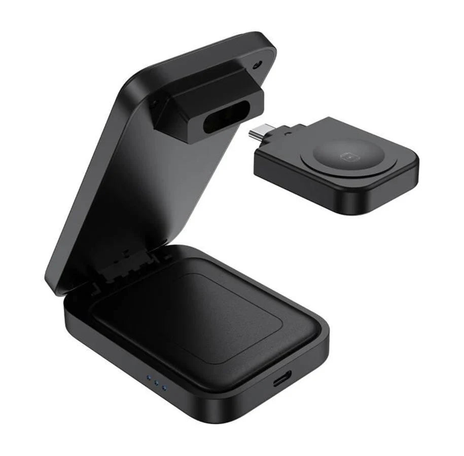 Carregador Magnético 3-em-1 Choetech T611-F / 15W / para iPhone