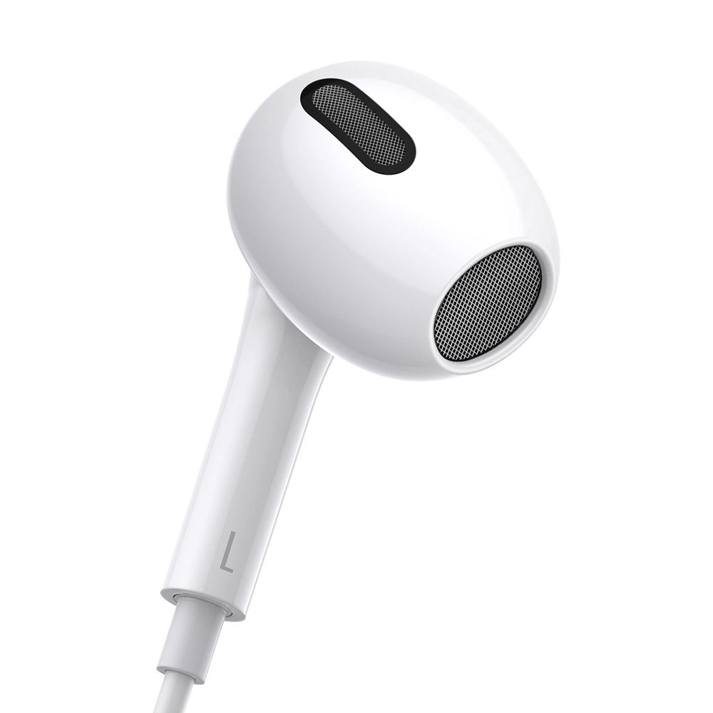 Auriculares Baseus Encok C17 USB-C c/ Microfone / Brancos