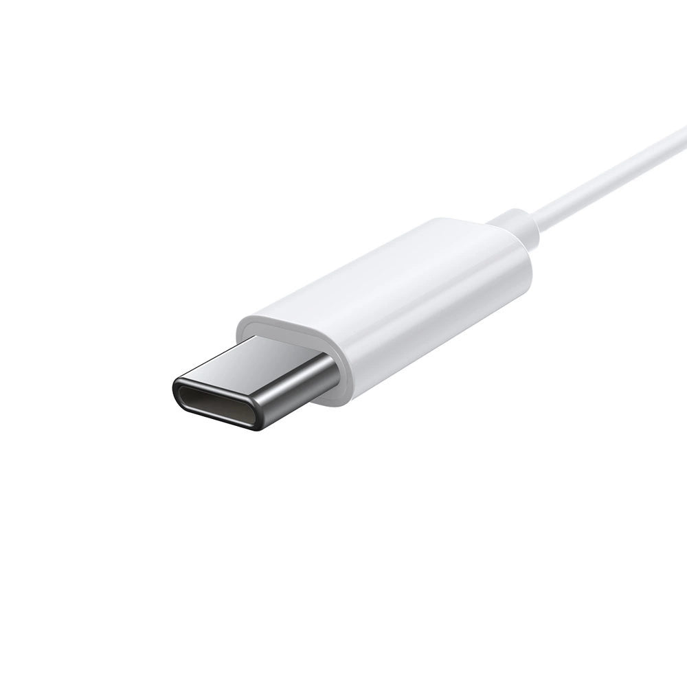 Auriculares Baseus Encok C17 USB-C c/ Microfone / Brancos