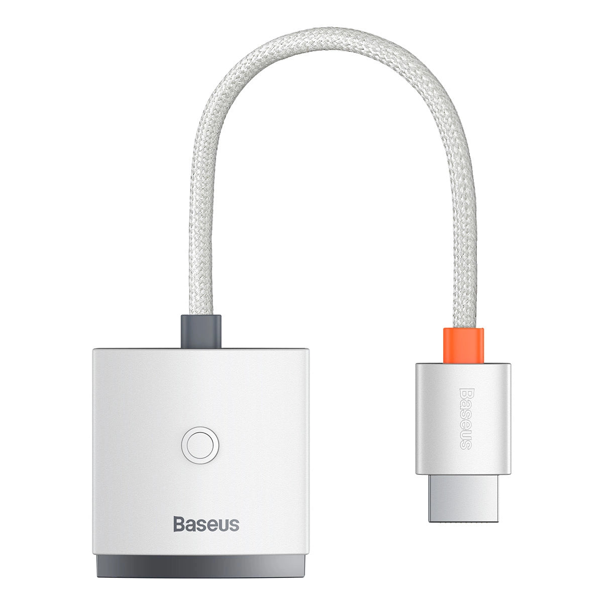 Adaptador Baseus HDMI Macho para VGA Fêmea + mini jack 3.5mm / WKQX010102 / Branco