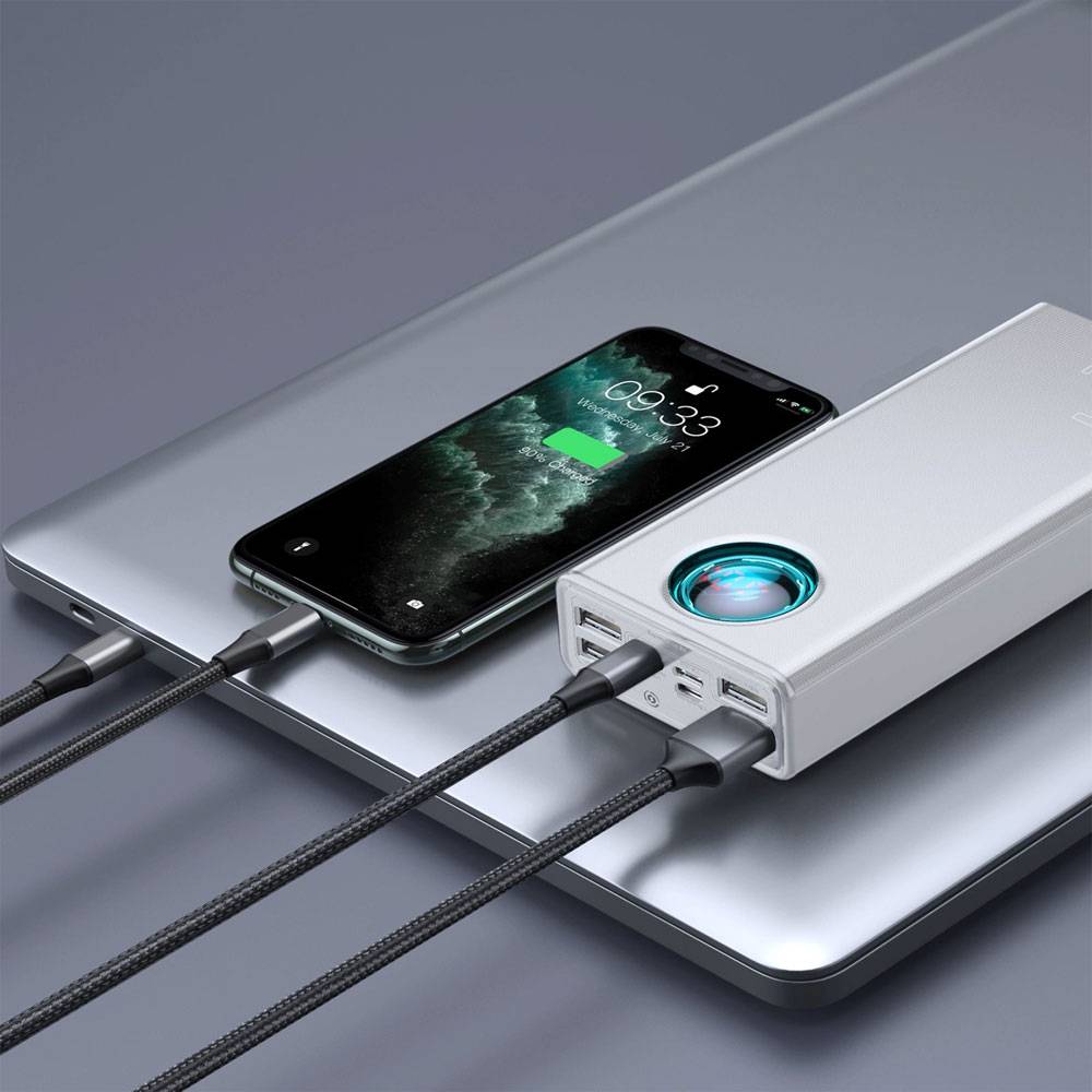Powerbank Baseus Ambilight 30000mAh 65W Preto