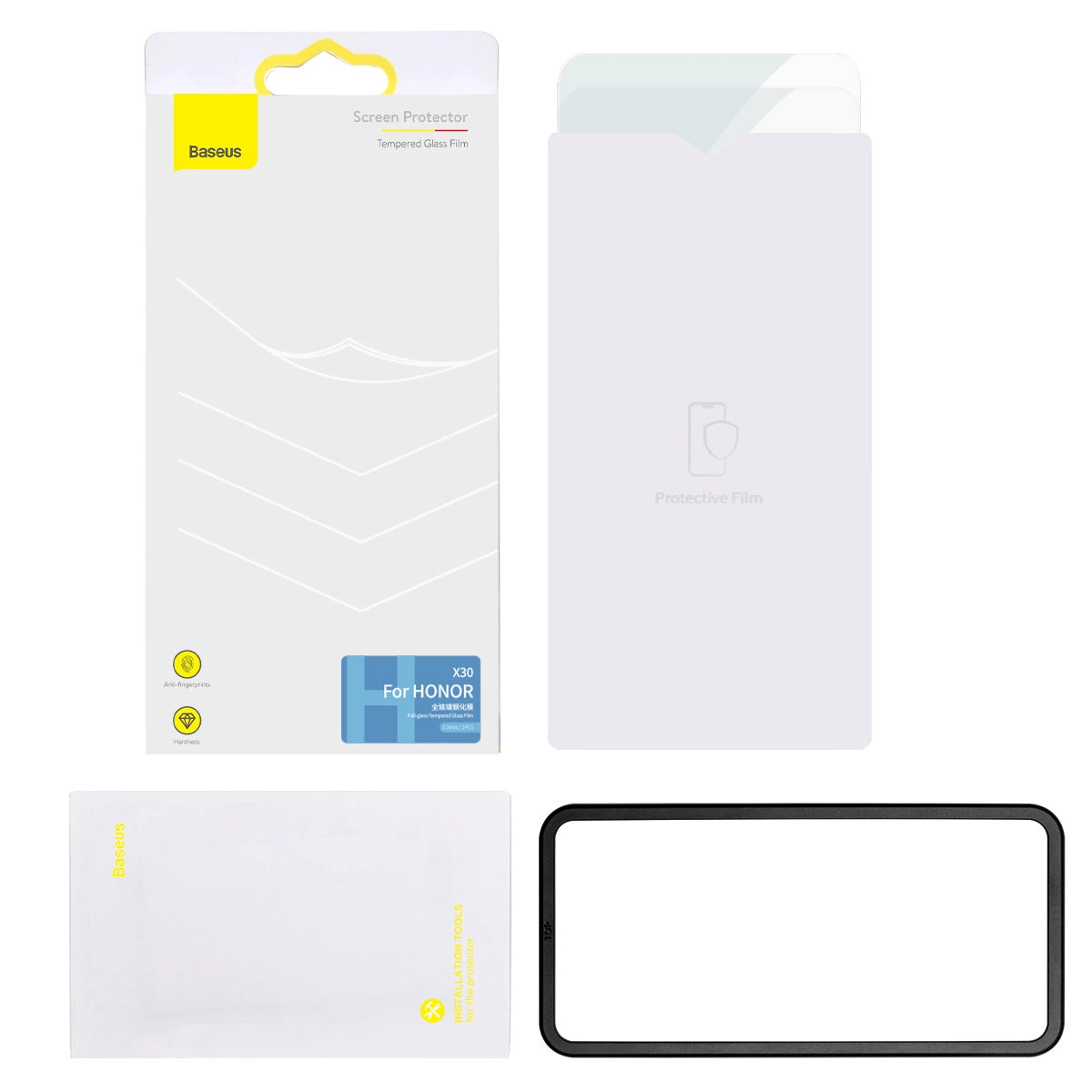 Película de Vidro Temperado Baseus para HONOR X30 0.3mm (2 Unidades)