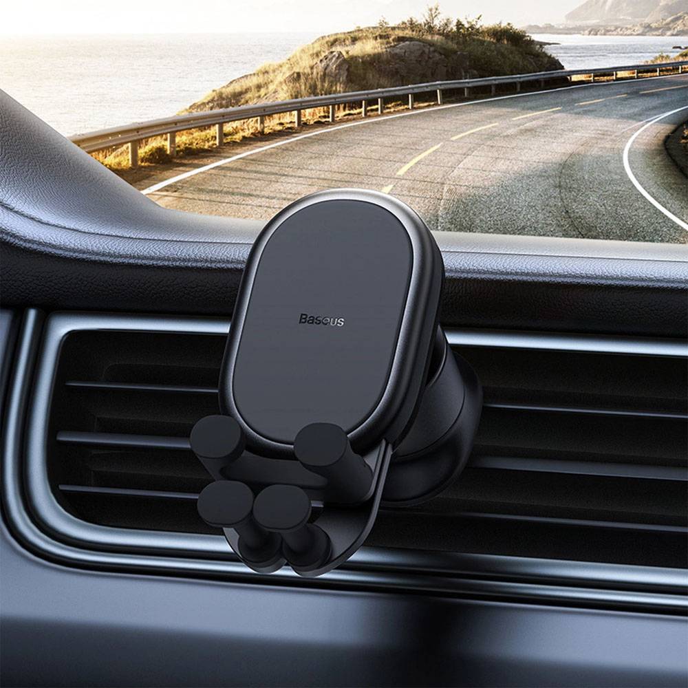 Suporte de Carro Baseus Preto com Estabilizador
