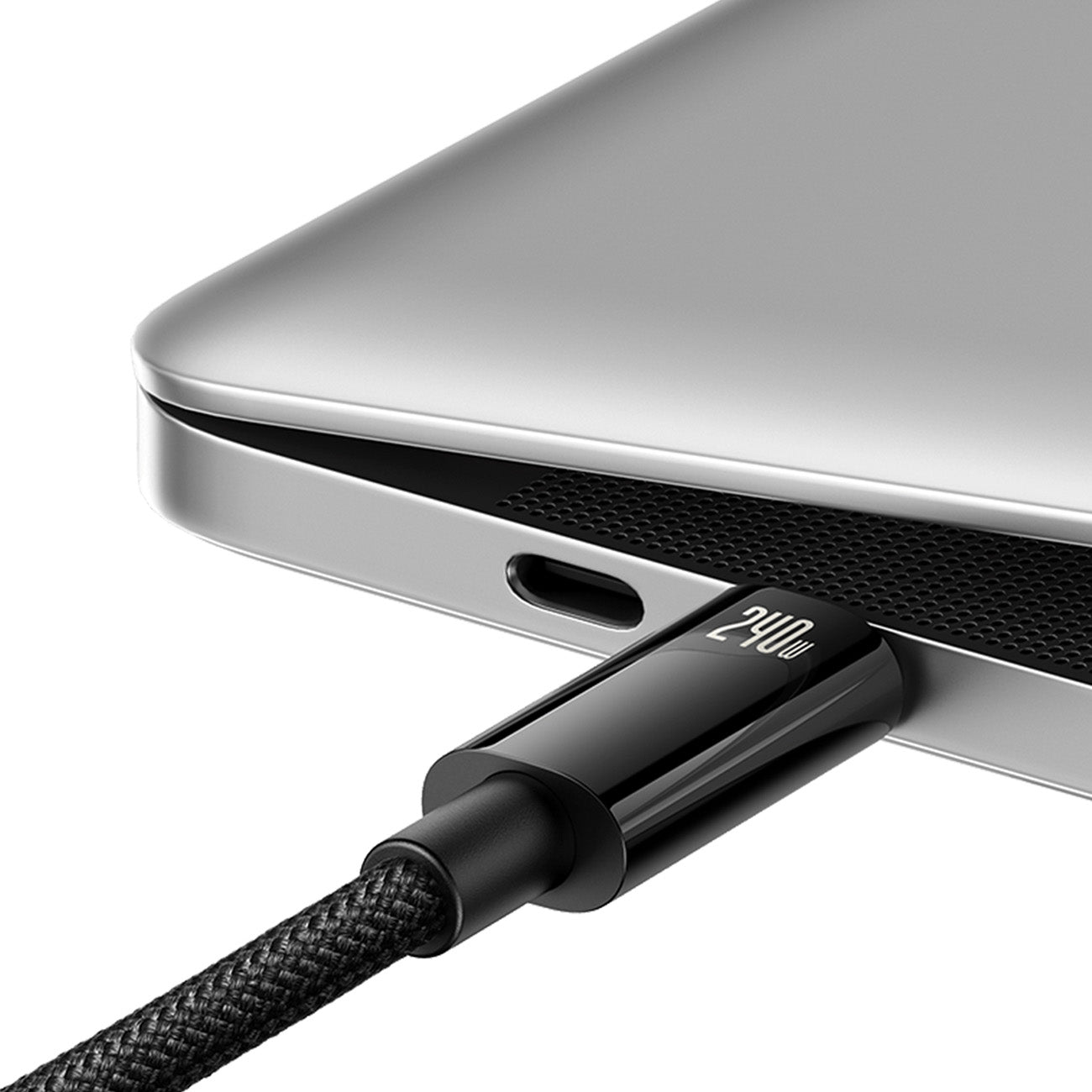 Cabo USB-C para USB-C Baseus Tungsten Gold 240W 2m (Preto)
