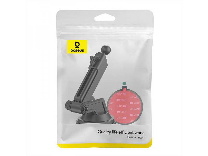 Base para Suporte de Carro Baseus Milky Way Pro Series com Ventosa (Preto)