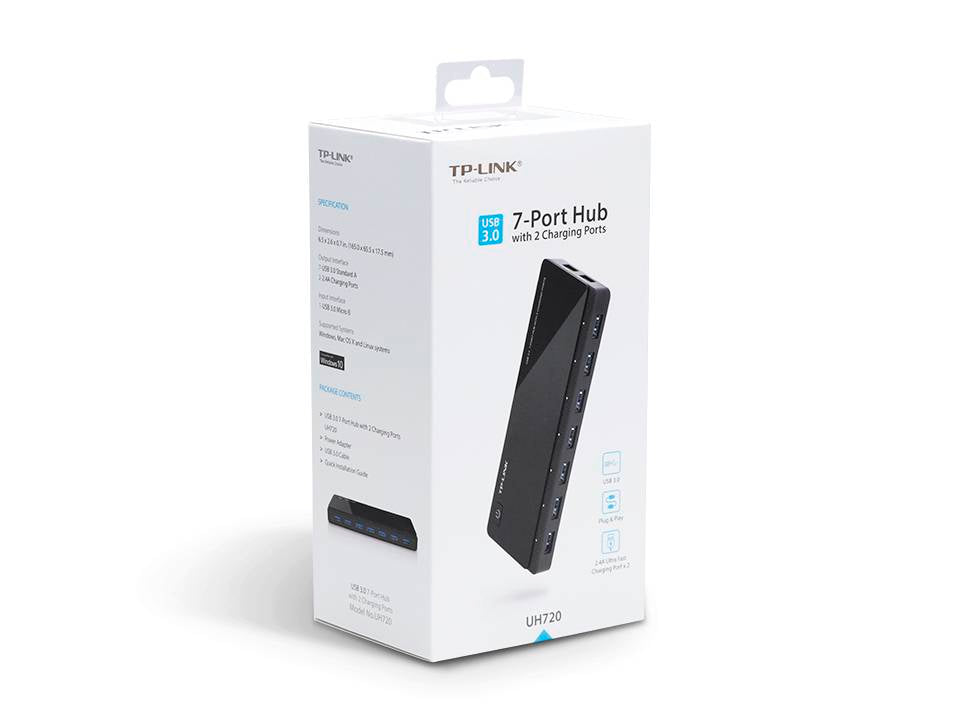 Hub TP-Link 7-Port USB 3.0 c/ Alimentação