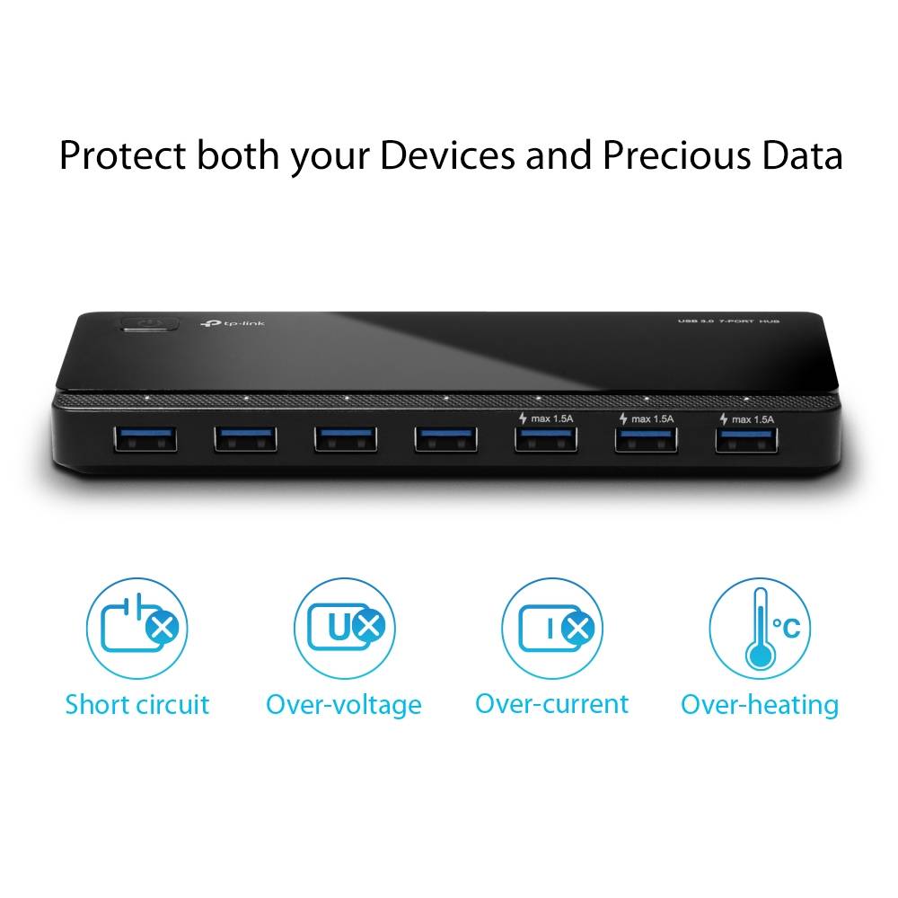 HUB USB 3.0 TP-Link UH700 7 Portas c/ Alimentação