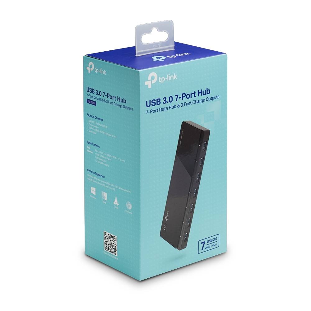 HUB USB 3.0 TP-Link UH700 7 Portas c/ Alimentação