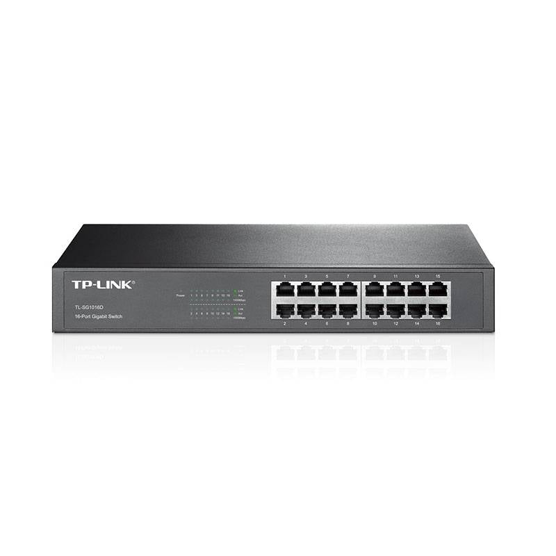 Switch TP-Link TL-SG1016D 16 Portas Gigabit UnManaged Rack Mountable