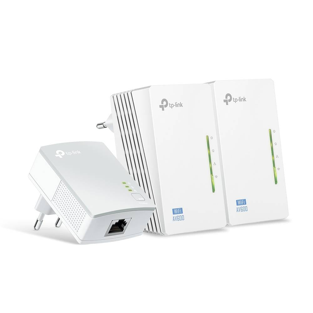 Powerline TP-Link TL-WPA4220T KIT AV600 HomePlug AV Fast Ethernet 300Mbps Wi-Fi Starter Kit
