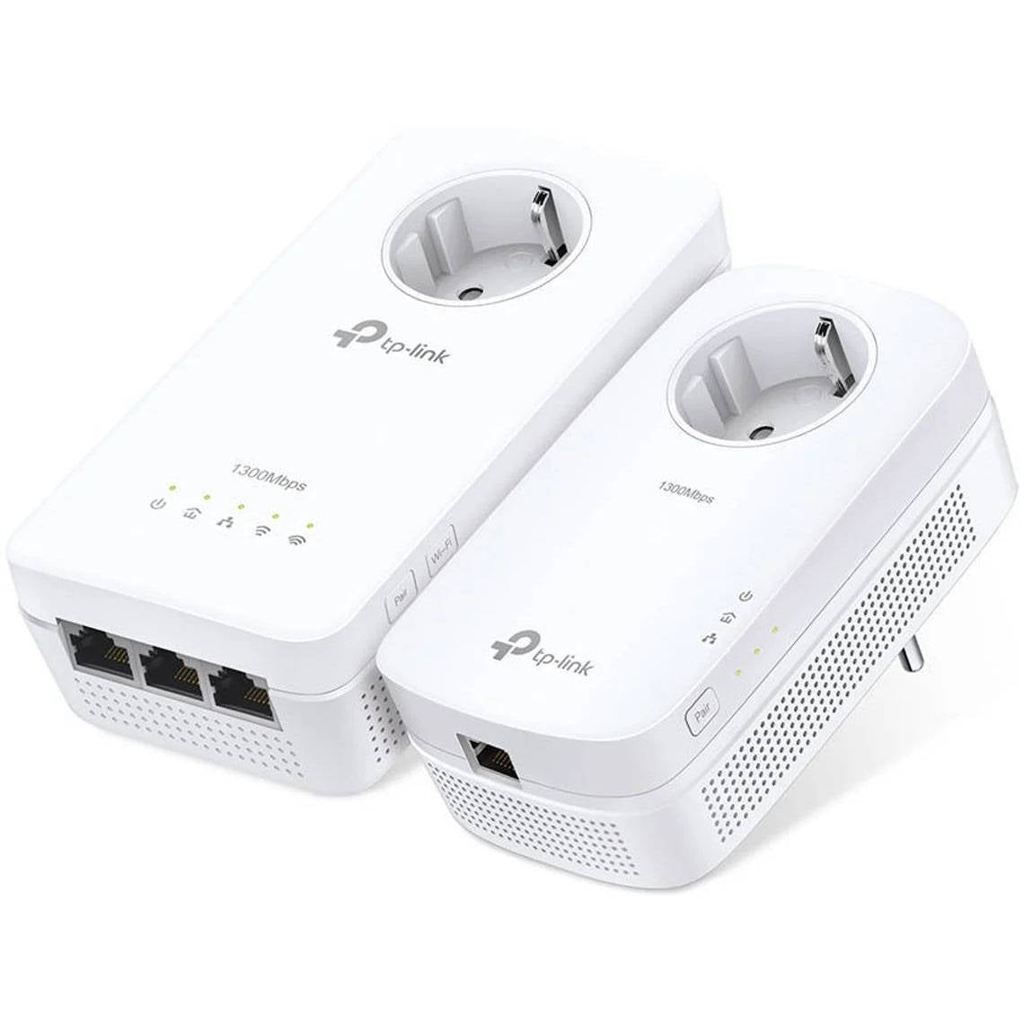 Powerline TP-Link TL-WPA8631P KIT AV1300 HomePlug AV2 Gigabit Passthrough AC1200 Dual-Band Wi-Fi Kit