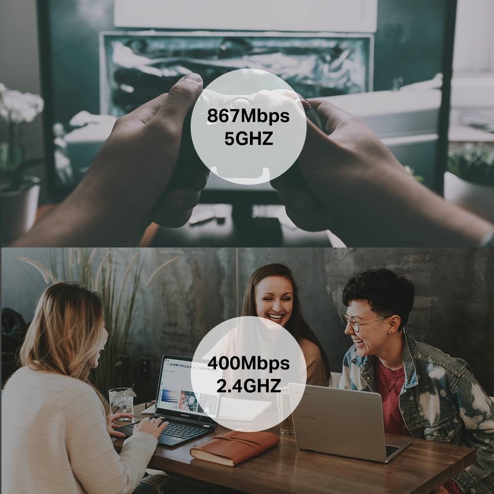 Adaptador USB TP-Link Archer T3U AC1300 Mini Wireless MU-MIMO