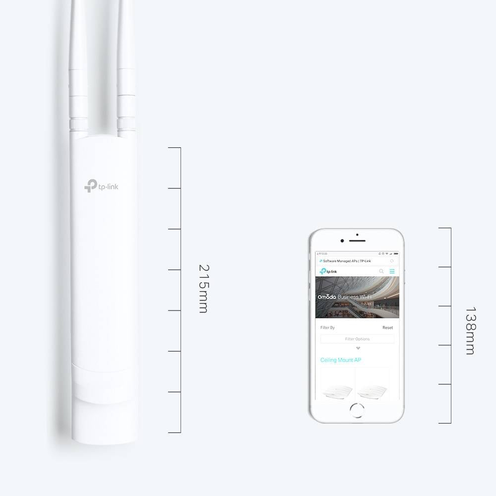 Access Point TP-Link EAP110-Outdoor N300 Wireless N