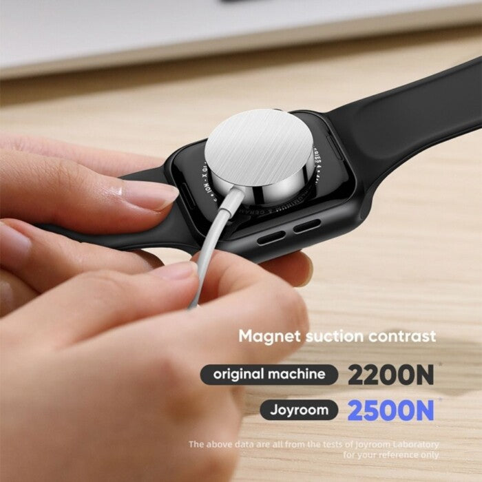 Carregador Indutivo 2 em 1 para Apple Watch / Lightning Joyroom S-IW002S / 1.5m / branco