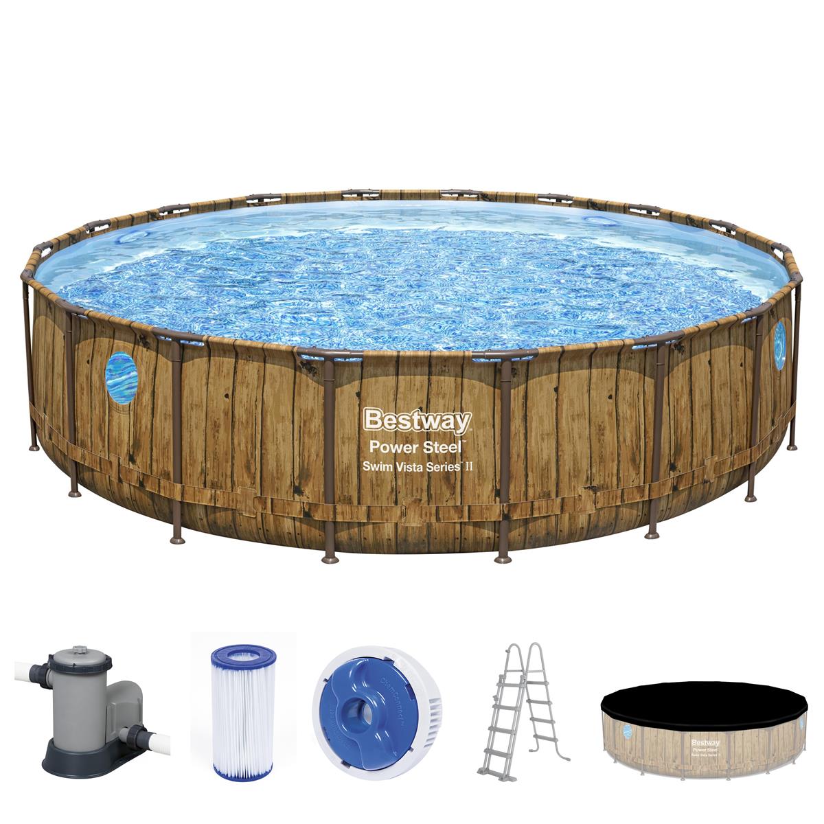 Piscina BESTWAY Power Steel Swim Ø 549cm x 122cm_2