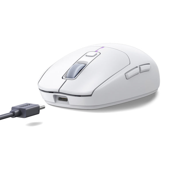 Rato Ugreen MU103 Bluetooth 5.0 / 2.4GHz USB Receiver - Branco