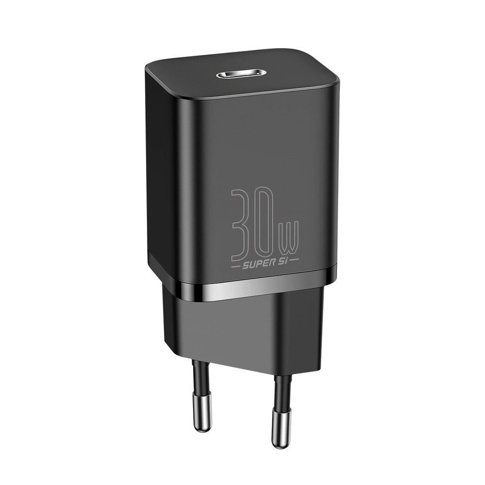 Carregador USB-C Baseus Super Si Quick Charger 1C / 30W / Preto