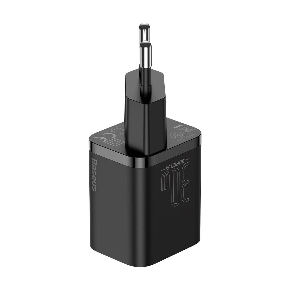 Carregador USB-C Baseus Super Si Quick Charger 1C / 30W / Preto