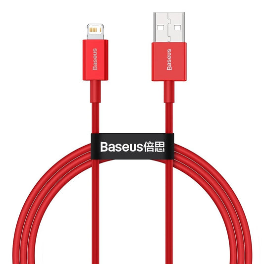 Baseus Superior Series Cable USB para Lightning / 2.4A / 1m / Vermelho