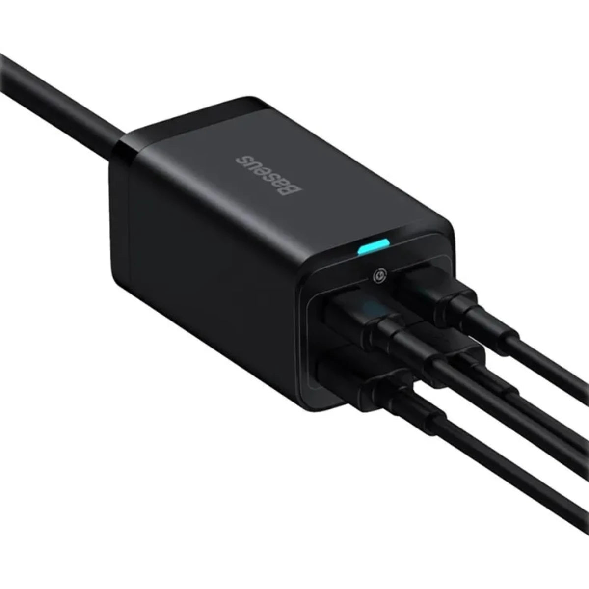 Carregador de Parede 2xUSB-C + 2xUSB-A / 100W / Preto / Baseus GaN3 Pro
