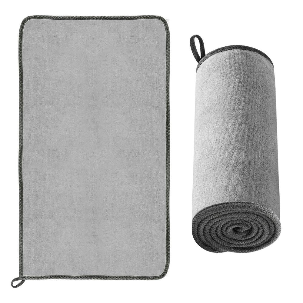 Baseus 2 x toalha de microfibra para lavagem de carro / 40 cm x 80 cm / cinza