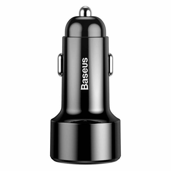Carregador de Isqueiro Baseus Magic Series Dual USB-A / 45W / Preto
