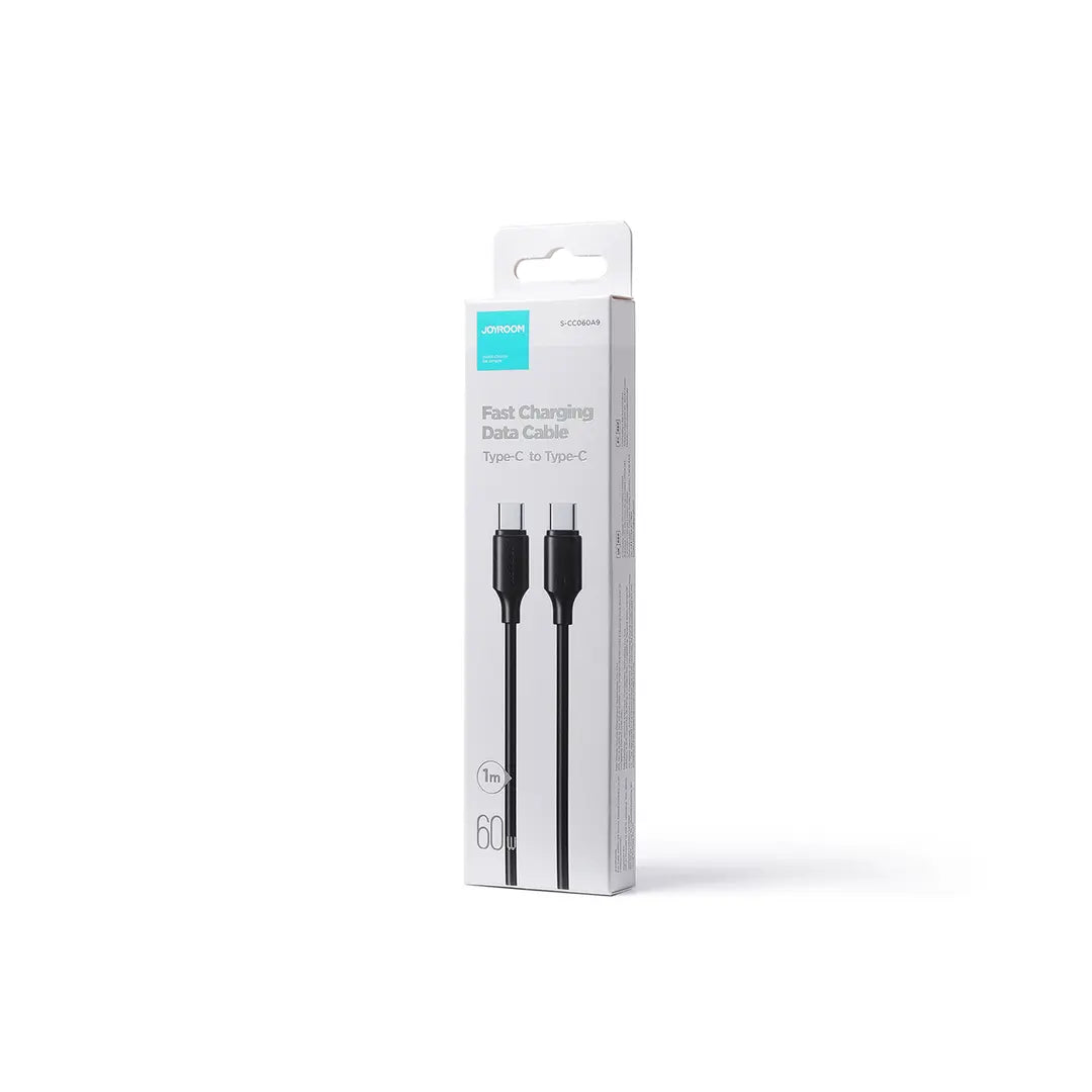 Joyroom Cabo USB-C para USB-C 480Mb / S 60W / 1M / Preto