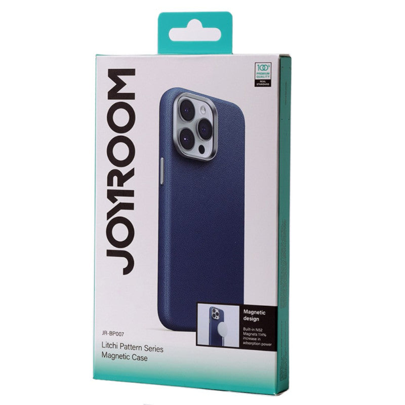 Capa protetora magnética Joyroom JR-BP007 Blue para iPhone 15 Pro Max Azul