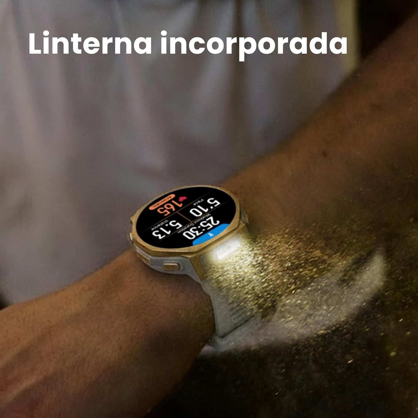 Smartwatch Amazfit T-Rex 3 Pro GPS AMOLED Safira Titânio
