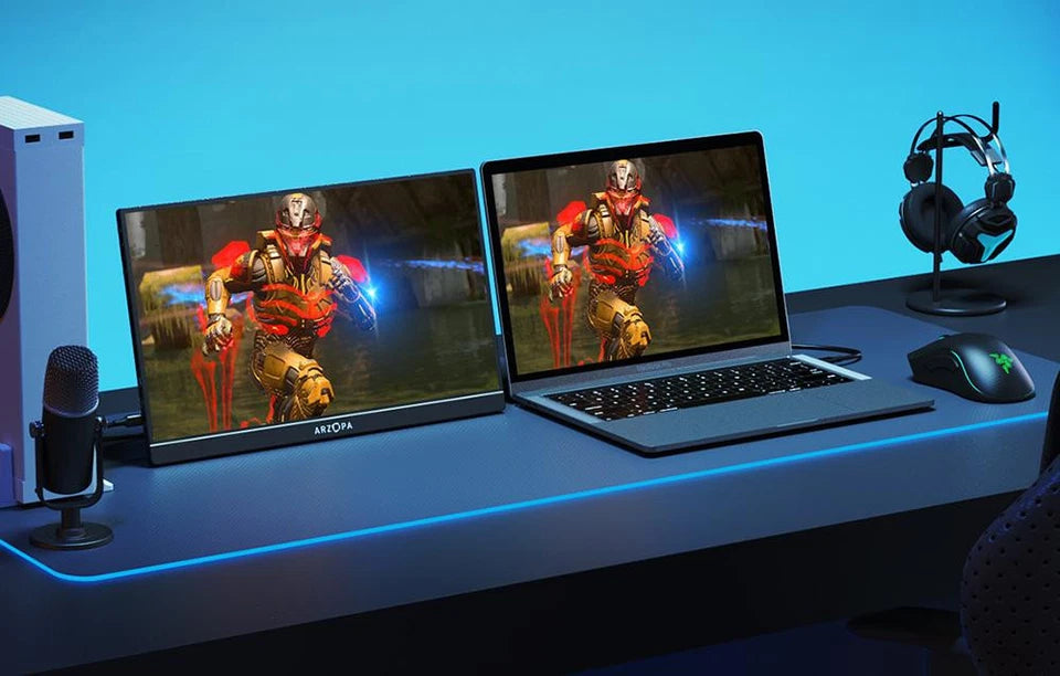 Monitor Portátil ARZOPA Z1F 1920x1080 144Hz IPS HDR mini HDMI +