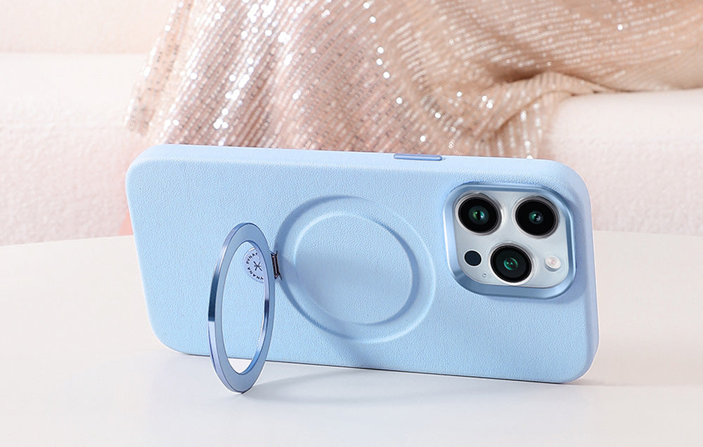 Capinha JOYROOM Dancing Circle para iPhone 14 Pro Max Azul PN-14L4