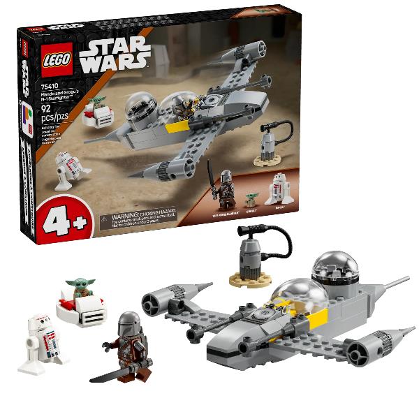 75410 Star Wars Mandos und Grogus N-1 Starfighter, Konstruktionsspielzeug_0
