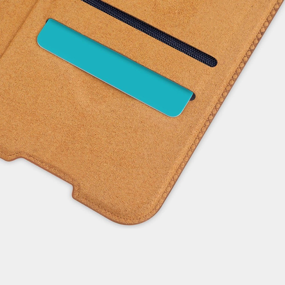 Nillkin Qin leather holster case for Xiaomi Redmi Note 9T 5G brown_7