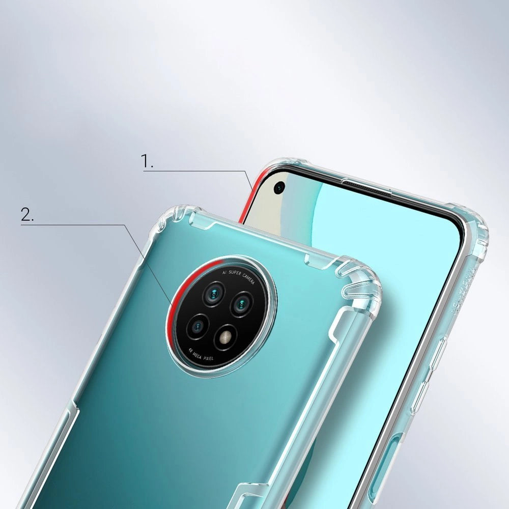 Nillkin Nature Gel Case Cover Ultra Slim Xiaomi Redmi Note 9T 5G Transparent_8