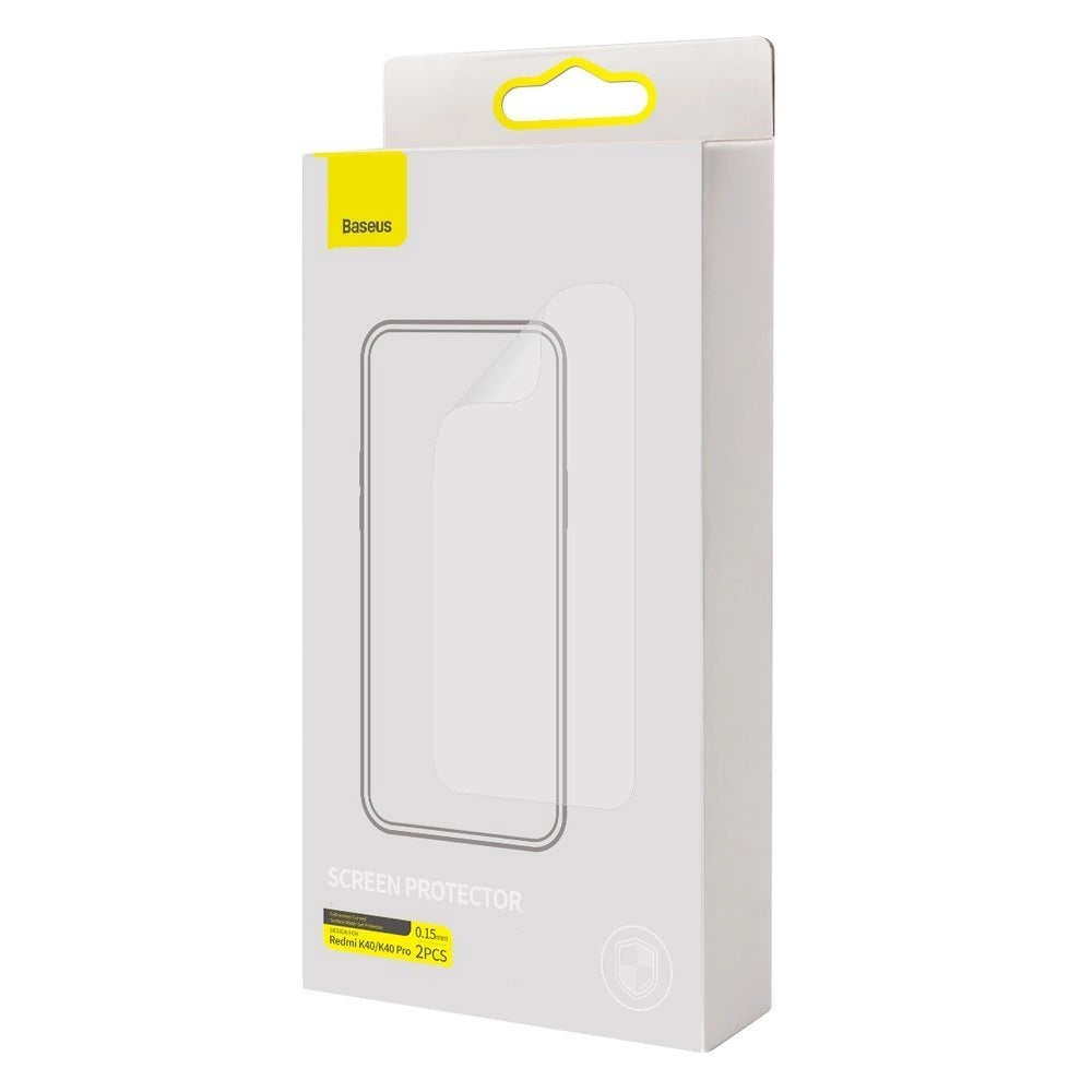 Baseus 2x Full Screen Protector Film 0.15mm for Xiaomi Redmi K40 / K40 Pro / Poco F3 Transparent (SGMIK40-02)_4