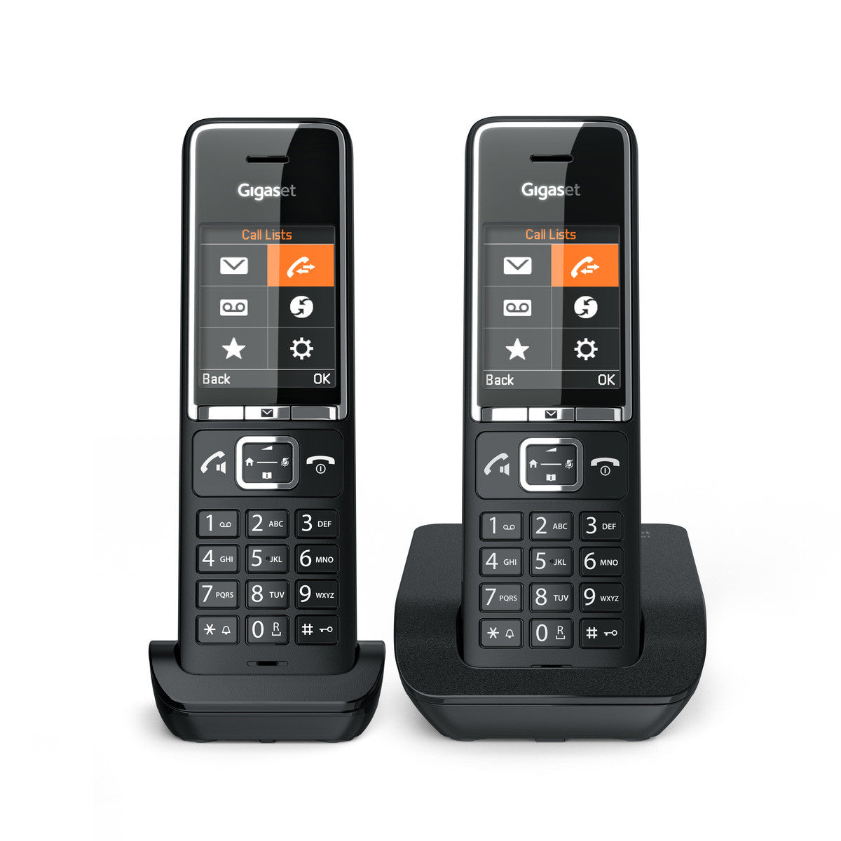 GIGASET WIRELESS PHONE COMFORT 550 DUO BLACK CHROME L36852-H3001-D204_0