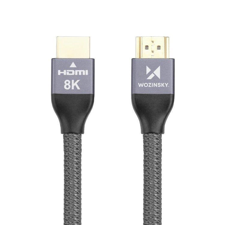 Wozinsky cable HDMI 2.1 8K 60 Hz 48 Gbps / 4K 120 Hz / 2K 144 Hz 5 m Silver (WHDMI-50)_7