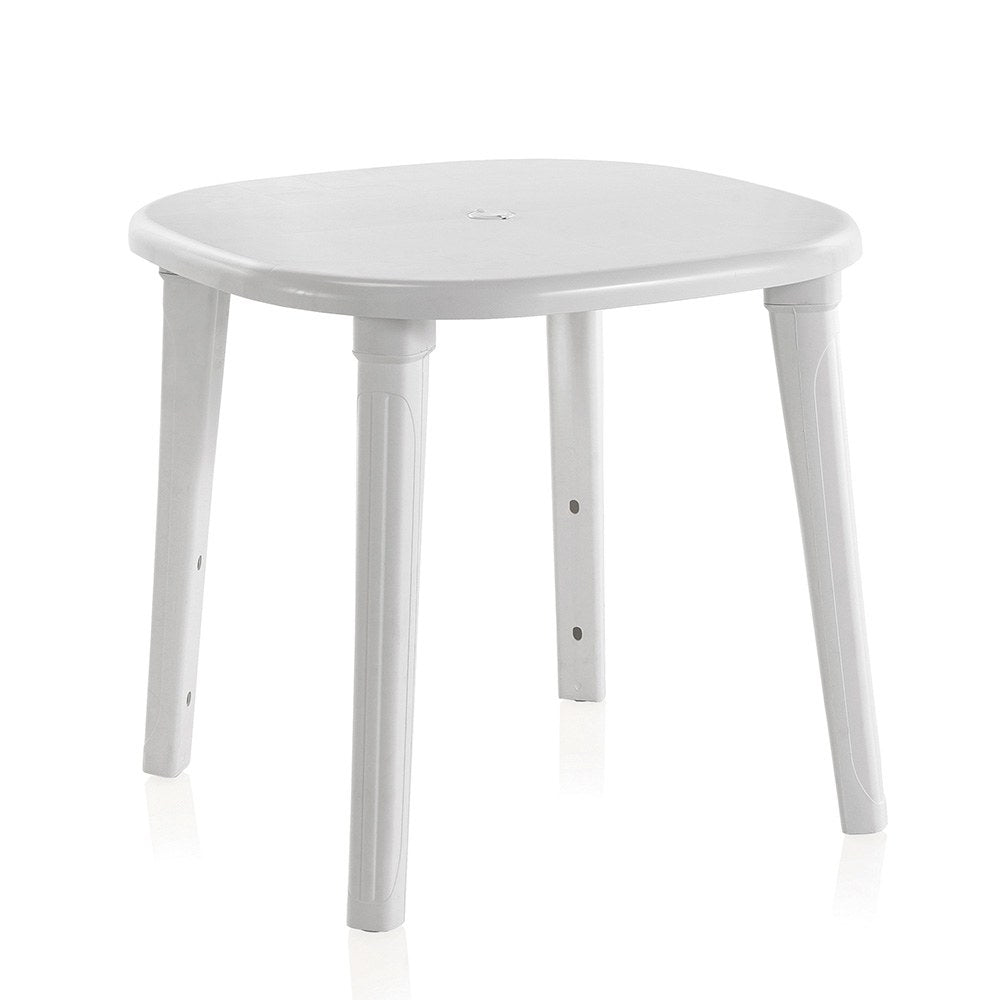 Mesa oval cancun, branca, para uso externo, 80 x 80 x 73 cm_0