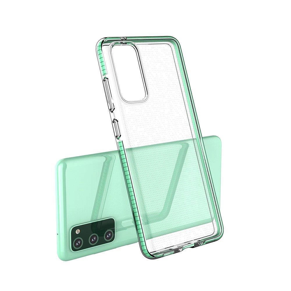 Spring Case cover gel cover with colored frame for Samsung Galaxy A12 / Galaxy M12 black_2
