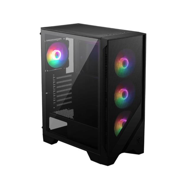 MSI MAG FORGE 120A AIRFLOW carcasa de ordenador Midi Tower Negro, Transparente_0